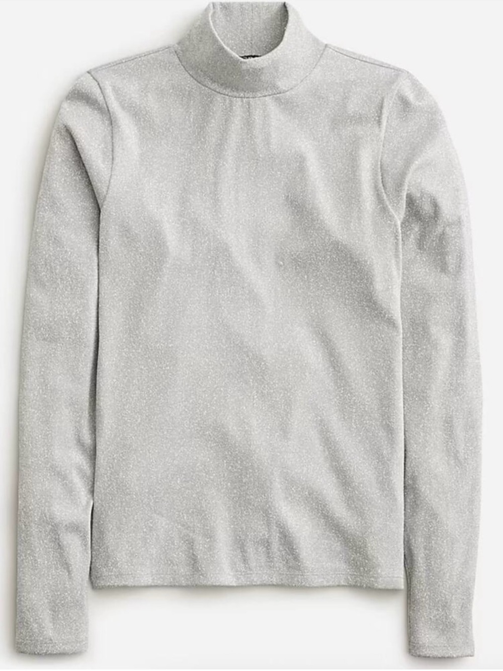 J. Crew Metallic Tissue Turtleneck